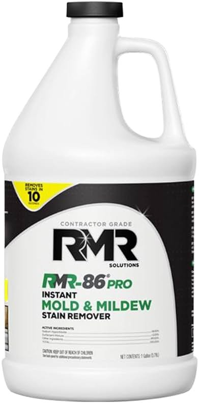 RMR-86 Pro Contractor Grade Mold Stain & Mildew Stain Remover Cleaning Solution, Professional Quality Formula, 1 Gallon - Product Image