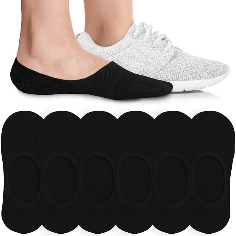 Eedor No Show Socks Womens Invisible Liner, Non Slip & Low Cut, Casual & Formal Wear, Soft & Stretchable - Product Image