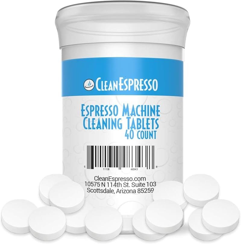 CleanEspresso - Breville Compatible 2 Gram Cleaning Tablets for Espresso Machines - 40 Cleaning Tablets for Breville Espresso Machine - Product Image