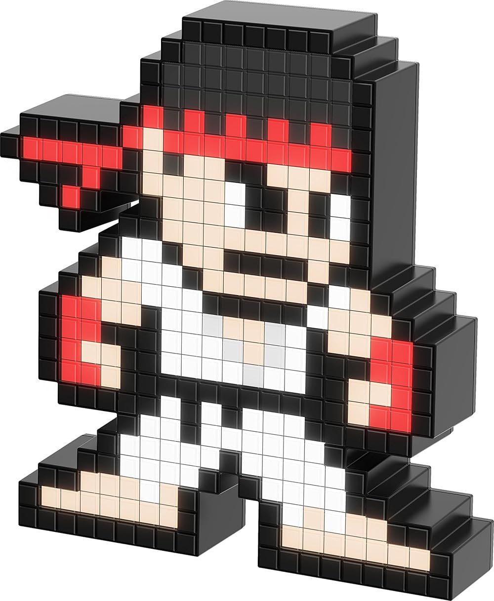 PDP Pixel Pals Capcom Street Fighter Ryu Collectible Lighted Figure - Not Machine Specific; - Product Image