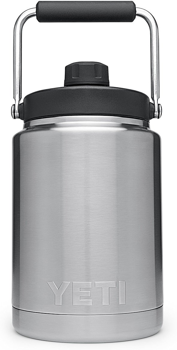 YETI Rambler Vacuum Insulated Stainless Steel Half Gallon Jug with MagCap, Stainless Steel - Product Image