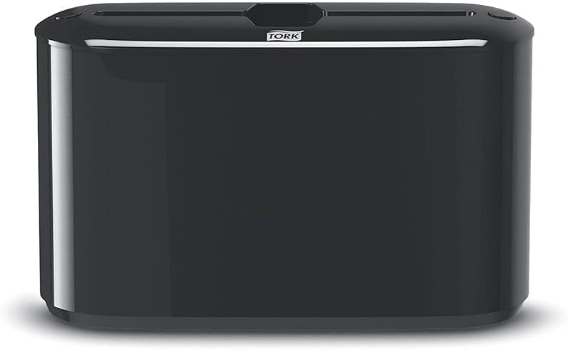 Tork Xpress Paper Towel Dispenser, Black, Single-Dispensing, Compatible with H2 Refills, Space-Saving Design (302028) - Product Image