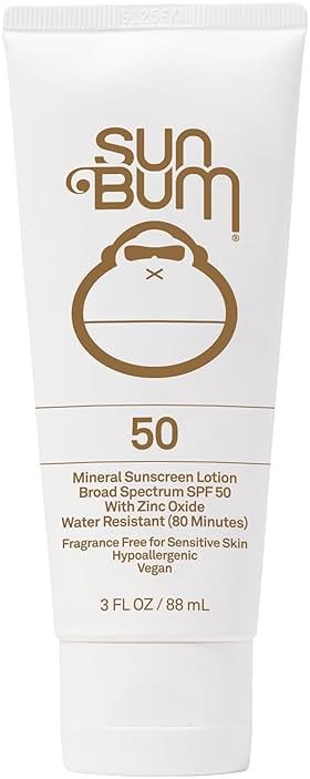 Sun Bum Mineral SPF 50 Sunscreen Body Lotion - Broad Spectrum Moisturizing Sunscreen with Vitamin E - Vegan and Hawaii 104 Act Compliant (Made without Octinoxate & Oxybenzone) - Travel Size - 3 oz - Product Image