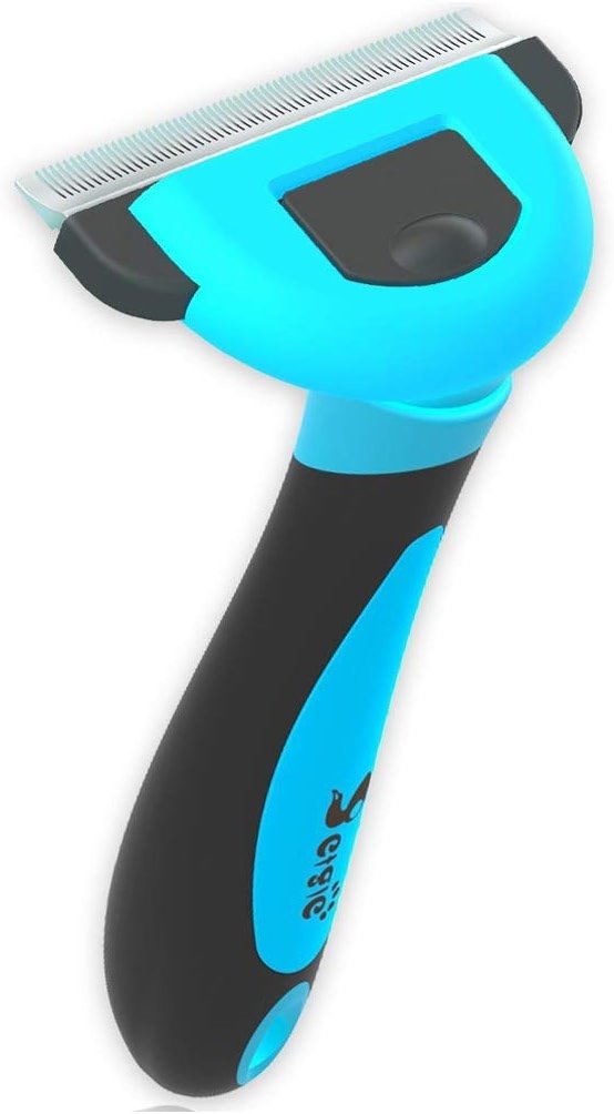 Petgle Cat Brush & Cat Comb for Shedding, 2.5inch Blue - Hair Brush for Long Hair and Short Hair, Pet Grooming Tool for Small to Medium Dogs and Cats, Detangle, Eco Friendly, Weekly Grooming - Product Image