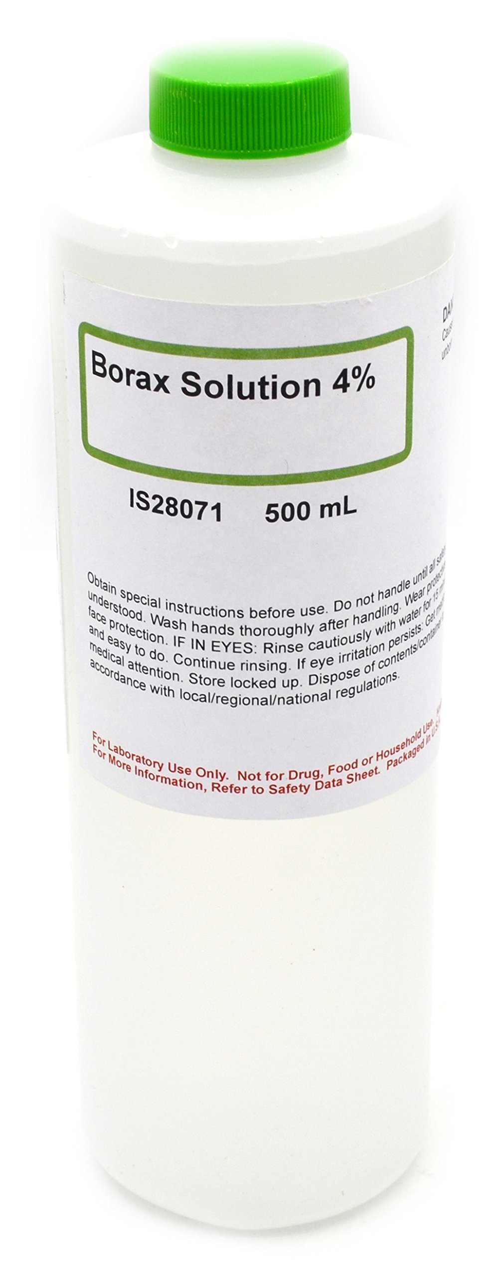ALDON Innovating Science 4% Borax Solution, 500ml - Laboratory Grade - Excellent for a pH Buffer - The Curated Chemical Collection - Product Image