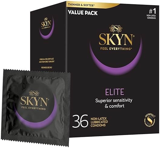 SKYN Elite – 36 Count – Ultra-Thin, Lubricated Latex-Free Condoms - Product Image