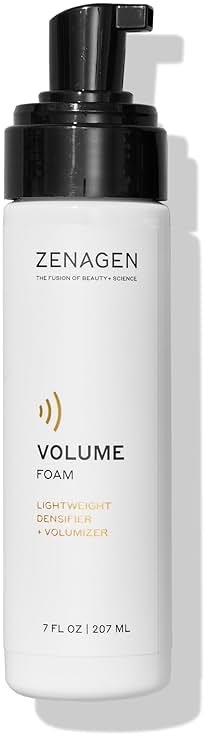 ZENAGEN Volume Foam | Lightweight Densifier + Volumizer, Boosts Hair Volume & Thickness, Provides Lightweight Hold, Nourishes & Strengthens Hair, Non-Greasy Plant-Based, Vegan, All Hair Types - Product Image