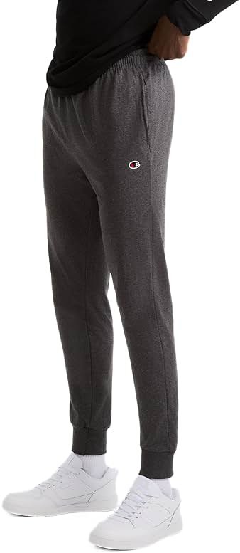 Champion Men's Joggers, Everyday Cotton, Lightweight Lounge Knit Pants for Men, 31" - Product Image