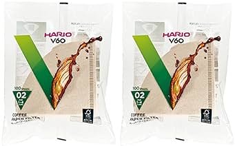 Hario V60 Paper Coffee Filter, Size 02, Natural, 200ct - Product Image