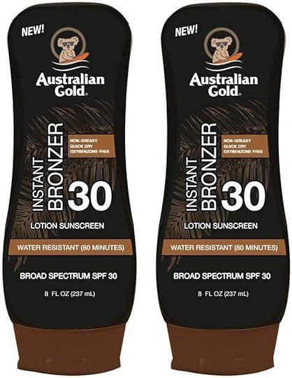 Australian Gold SPF#30 Lotion with Instant Bronzer 8 Ounce (Pack of 2) - Product Image