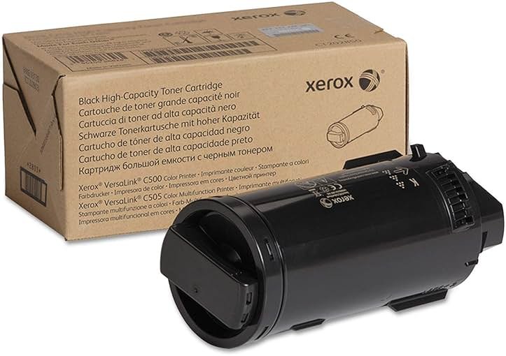 Xerox VersaLink C500/C505 Black High Capacity Toner Cartridge (12,100 Pages) - 106R03869 - Product Image