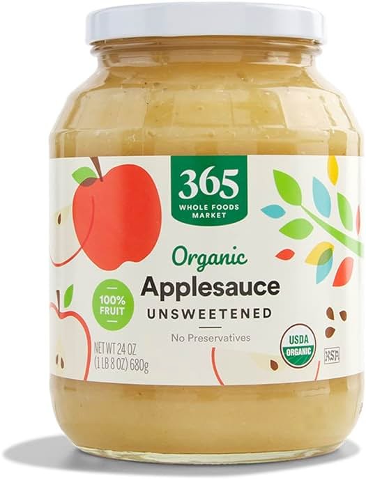 365 by Whole Foods Market, Organic Unsweetened Apple Sauce, 24 Ounce - Product Image