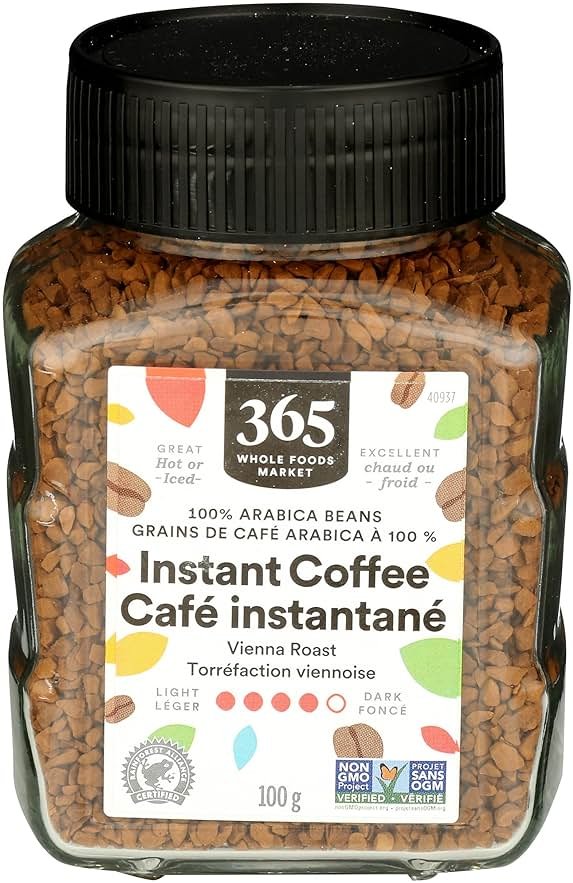 365 by Whole Foods Market, Instant Coffee, Dark Roast, 3.5 Ounce - Product Image