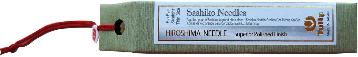 Tulip Sashiko Needles | Big Eye Straight Thin Size - Product Image
