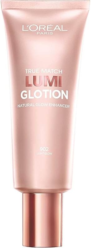 L'Oreal Paris Makeup True Match Lumi Glotion, Natural Glow Enhancer, Illuminator Highlighter, Bronzing Drops For a Sun-Kissed Glow For Face and Body, 902 Light, 1.35 fl oz - Product Image