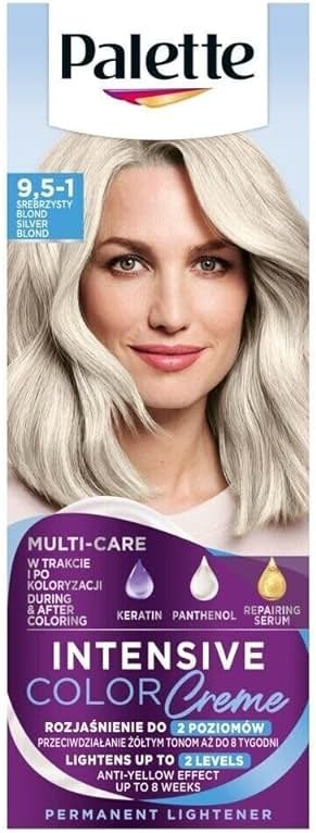 Schwarzkopf Palette Intensive Color Creme C9 Platinum Silver Permanent Hair Color - Product Image