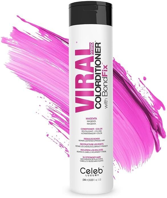 Celeb Luxury Color Depositing Conditioner - Color Refresher with Bondfix Bond Rebuilder, Viral and Gem Lites, Pairs with Colorwash - Product Image