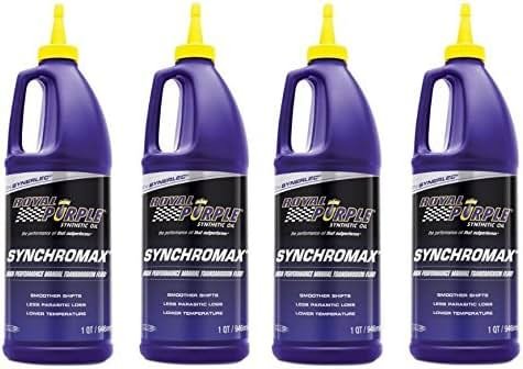 Royal Purple 01512 Set of 4 Synchromax Manual Transmission Fluid 1-Quart Bottles - Product Image