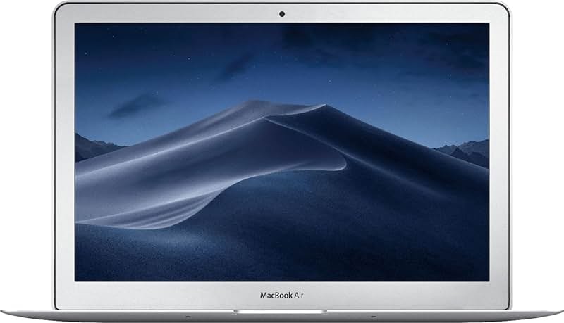 Apple Macbook Air 2017 with 1.8GHz Intel Core i5 (13-inch, 8GB RAM, 128GB SSD Storage) (QWERTY English) Silver (Renewed) - Product Image