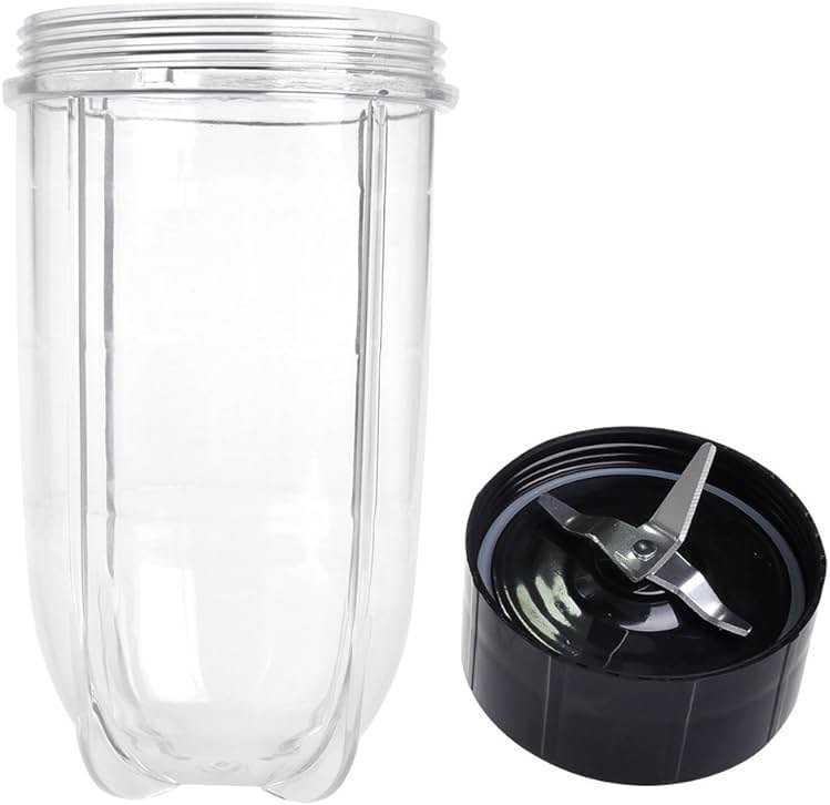 Replacement Cross Blade + 16oz Cup Set for Magic Bullet, Replacement Parts compatible with 250 W Magic Bullet MB1001 Blender - Product Image