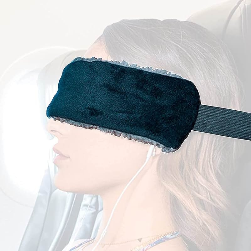 SeatSleeper Travel Pillow Alternative Stops Bobbing | Airplane Head Straps and Car Support Band | Great on Travel Upright | Super Comfy Neck Support | Small & Compact - Product Image