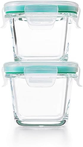 OXO Good Grips 4-Piece Smart Seal Leakproof Mini Glass AirtightContainer Set - Product Image