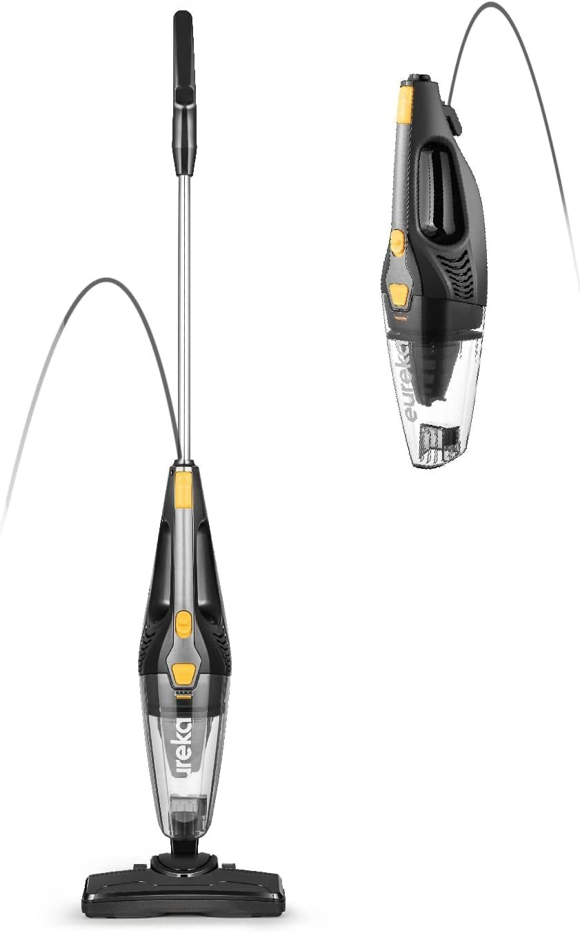 Eureka Blaze Stick Vacuum Cleaner, Powerful Suction 3-in-1 Small Handheld Vac with Filter for Hard Floor Lightweight Upright Home Pet Hair, Dark Black - Product Image