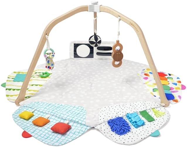 LOVEVERY | The Play Gym | Award Winning For Baby , Stage-Based Developmental Activity Gym & Play Mat for Baby to Toddler - Product Image