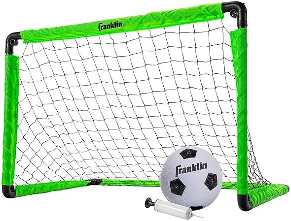 Franklin Sports Mini Soccer Goal with Ball and Pump - Product Image