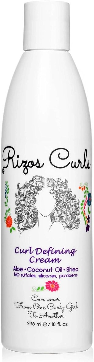 Rizos Curls Curl Defining Cream for Wavy, Curly, Coily Hair – Frizz Control, Defines, Softens, Moisturizes, Adds Shine for 1a–4c Hair Types – Sulfate & Paraben - Product Image