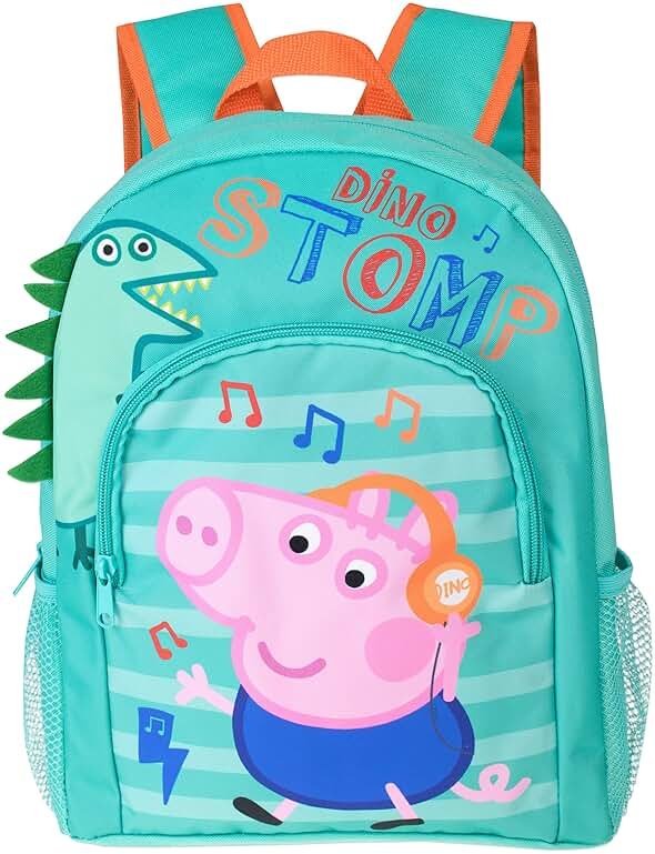 Peppa Pig Backpack For Boys | George Pig Backpack | Multicoloured One Size - Product Image