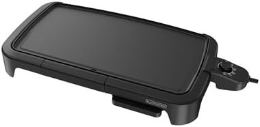 BLACK+DECKER 8-Serving Electric Griddle, GD2051B, Non-Stick Cooking Surface, Warming Tray, Removable Drip Tray, Family Sized - Product Image