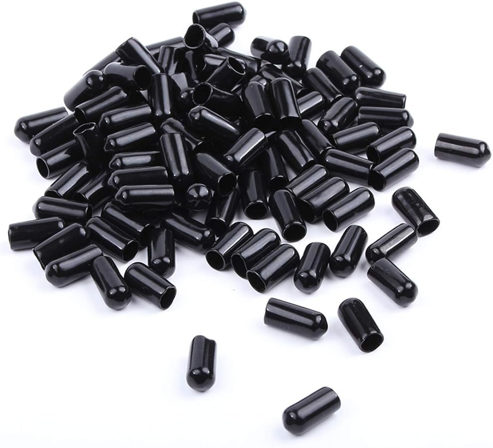 LEGERM 100 Pcs Pourers Dust Covers Olive Oil Liquor Bottle Pour Spout Cover Rubber Caps (Not Include the Spout) - Product Image