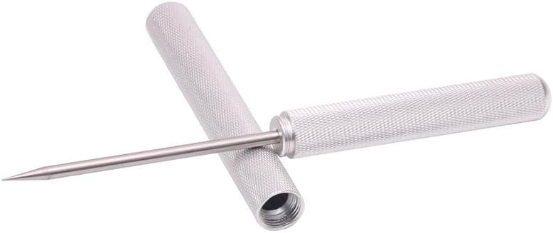 Aluminum Alloy Ice Picks, Ice Crusher Ice Chisel Removal Pick Ice Tool with Aluminum Safety Alloy Cover for Restaurant Bar Bartender Home Kitchen (Silver) - Product Image