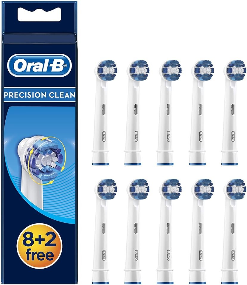 Oral-B Precision Clean Replacement Toothbrush Heads, Pack of 10 – Compatible with Oral-B Electric Toothbrush Handles - Product Image