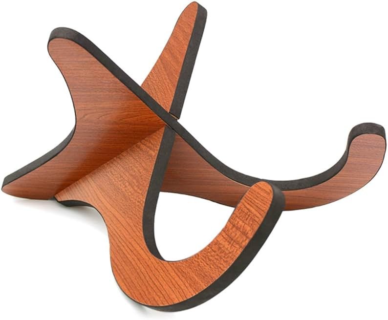 Ukulele Wood Folding Portable Stand for Mandolins and Violins - Product Image