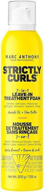 Marc Anthony True Professional Strictly Curls Perfect Curl 7-In-1 Leave In Treatment Foam, 7.05 Ounce (Packaging May Vary) - Product Image
