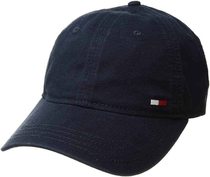 Tommy Hilfiger Men's Cotton Billy Adjustable Flap Baseball Cap - Product Image