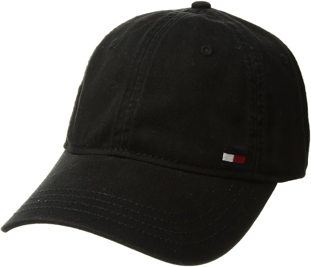 Tommy Hilfiger Men's Cotton Billy Adjustable Flap Baseball Cap - Product Image