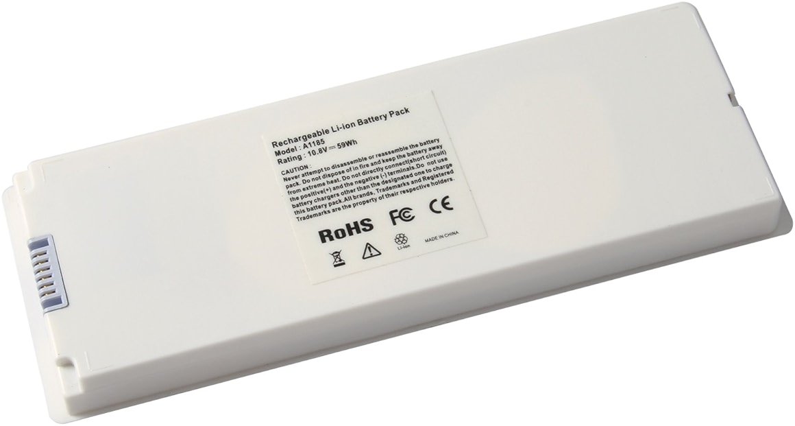 Fancy Buying A1185 Laptop Battery for Apple MacBook 13 A1181 MA561 MA254 MA255 MA472 MA566 MA700 MA701 MB061 MB062 MA561FE/A MA561G/A MA561J/A - White - Product Image