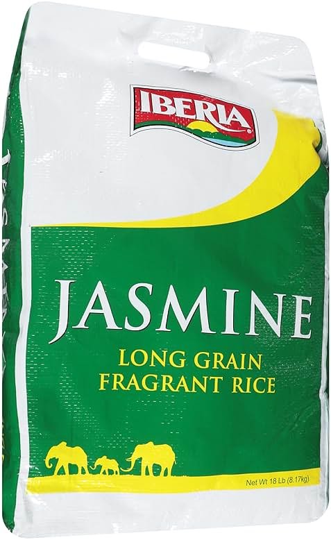 Iberia Jasmine Long Grain Fragrant Rice, 18 Pound - Product Image