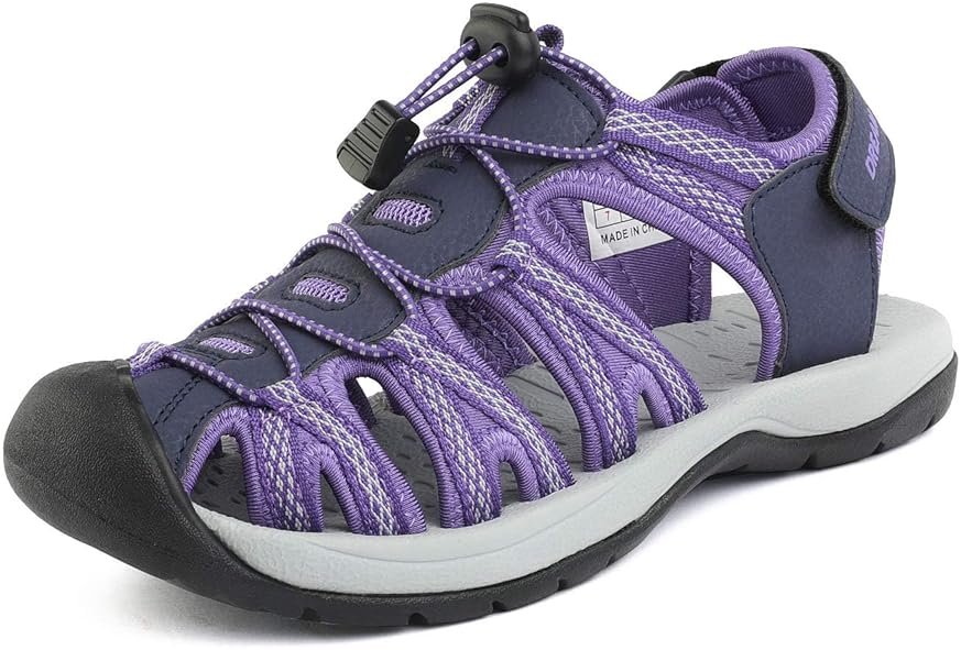 DREAM PAIRS Womens Closed Toe Hiking Summer Outdoor Sport Athletic Sandals - Product Image