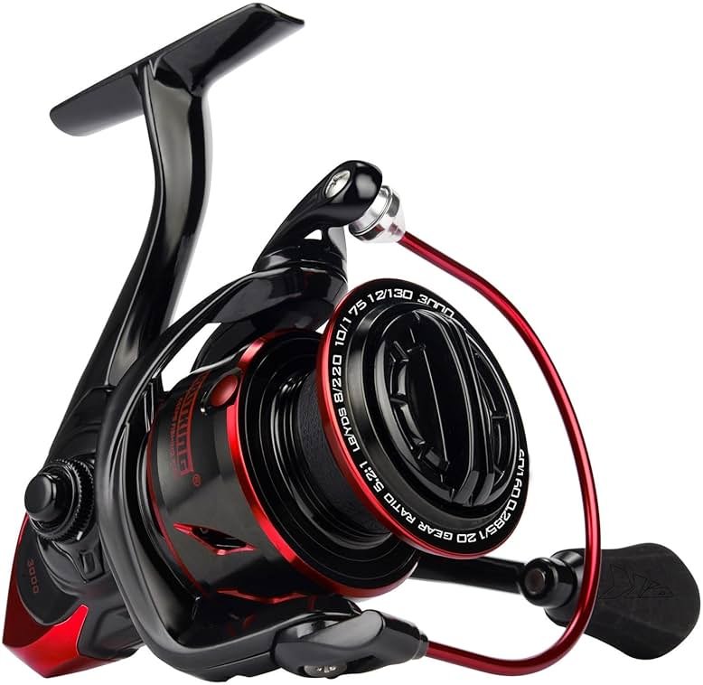 KastKing Sharky Spinning Reel – 5.2:1 & 6.2:1 Gear Ratios, Carbon Fiber Drag 33–39.5LB, 10+1 Stainless Bearings, Lightweight Nylitech Body, Oversize Shaft, for Saltwater & Freshwater - Product Image