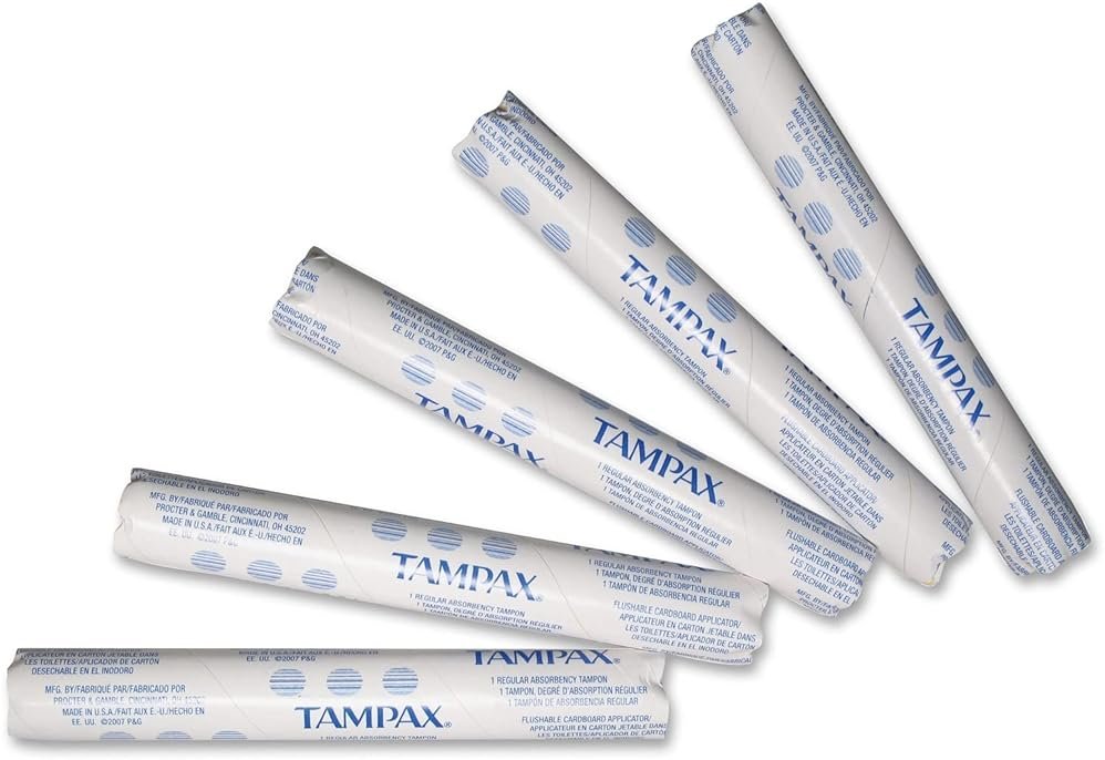 HOST500 Original Regular Tampax Tampons, Individually Wrapped - Product Image