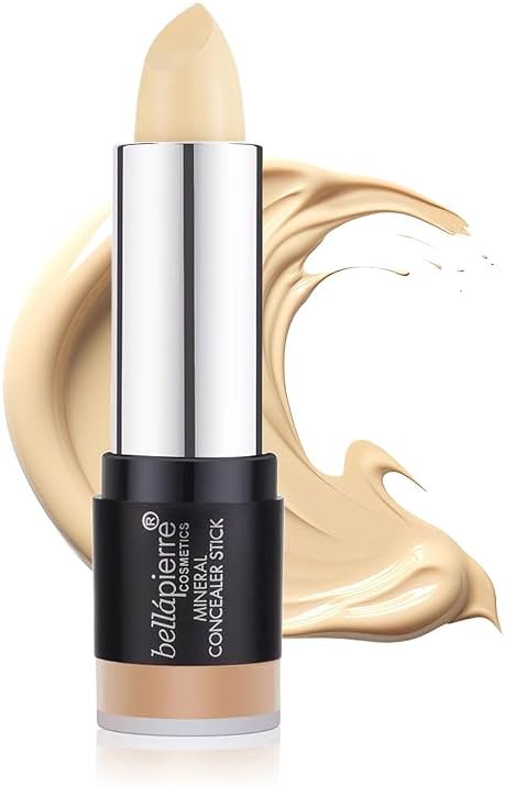 bellapierre Mineral Concealer Stick | Easy to Blend Natural Wax Matte Makeup | Hides Acne, Discoloration & Blemishes | Non-Toxic and Paraben Free | All Day Wear - (Light/Medium) - Product Image