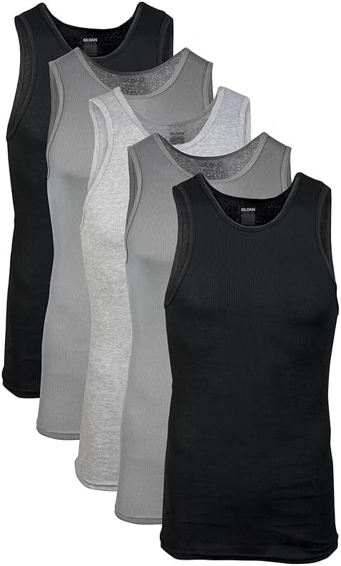 Gildan Men's A-Shirts Tanks Multipack - Product Image