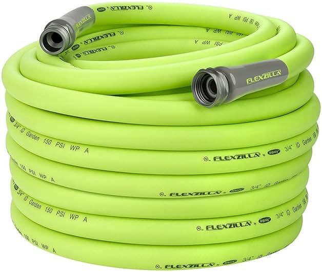 Flexzilla Garden Hose 3/4 in. x 100 ft., Lightweight All-Weather Water Hose, Durable and Flexible, Leak-Free Connections - Product Image