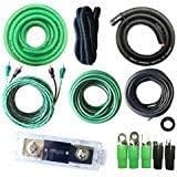SoundBox 0 Gauge Amp Kit Complete AWG Amplifier Install Wiring Cables - 9500W - Product Image