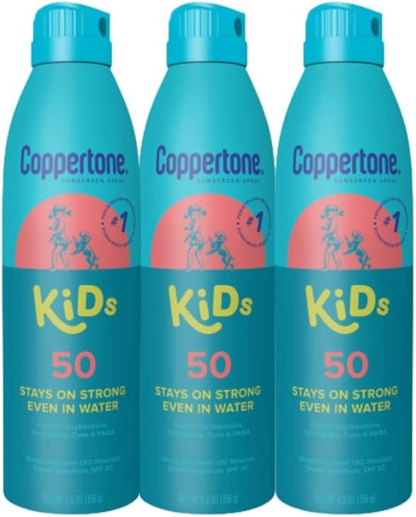 Coppertone Kids Sunscreen Spray SPF 50 5.5 Oz - Product Image