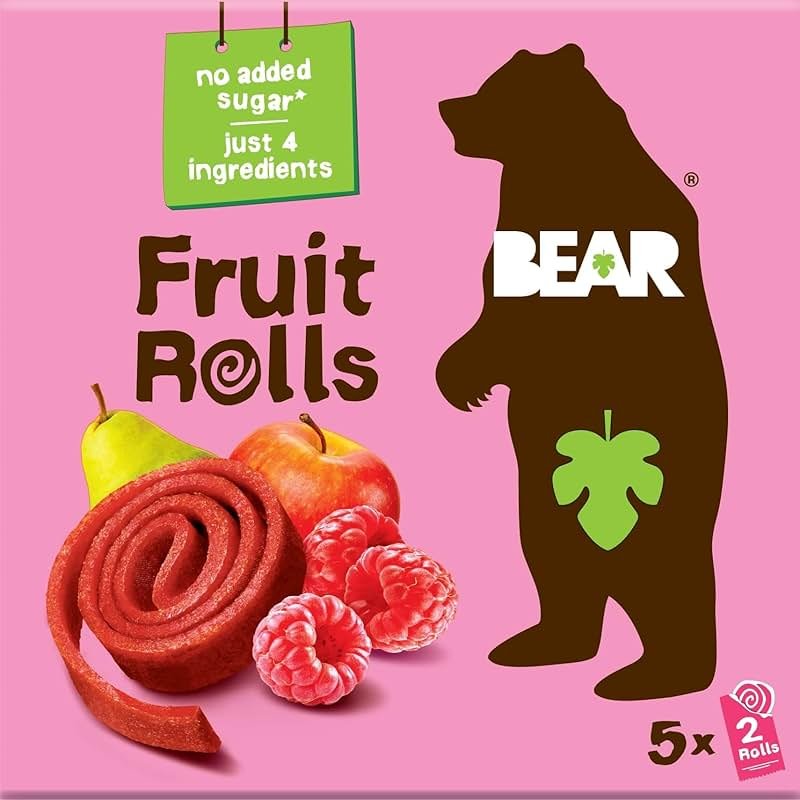 Bear Raspberry Fruit Yo Yo's 5 Count, .7 OZ - Product Image